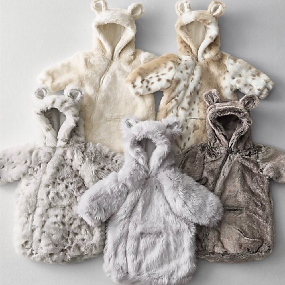 Faux Fur Baby Bunting and Matching Boots